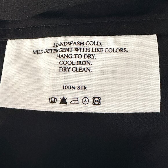 Cozy Earth Silk Black Serenity Pants Womens Straight Leg Pajama Size Small - Picture 8 of 8